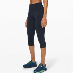 Lululemon Fast and Free Crop II 19" *Non-Reflective